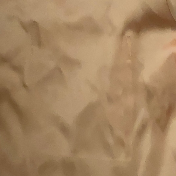 Vince Relaxed band collar button up shirt-long sleeves-large color peach Opal - Picture 8 of 8